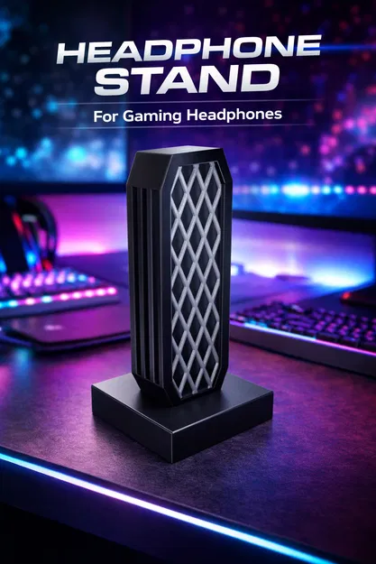 Giá Treo Tai Nghe Họa Tiết Lục Giác (Hex Pattern Headphone Stand) - Image 1