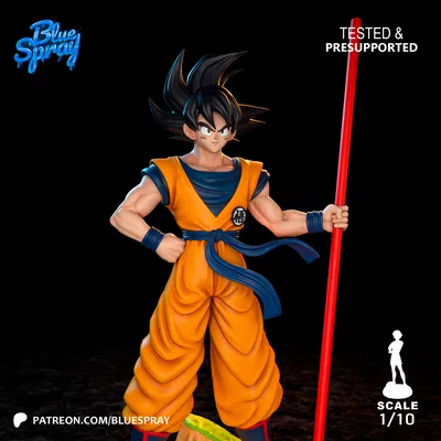 Young Goku Presupported