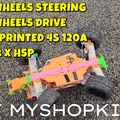 V5 JLB X HSP TRUGGY 1:8 4WS 4WD (Lái 4 bánh x Central Diff) Demo Free - Thumbnail 1
