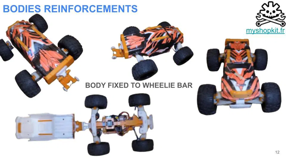 V5 JLB X HSP TRUGGY 1:8 4WS 4WD (Lái 4 bánh x Central Diff) Demo Free - Image 21