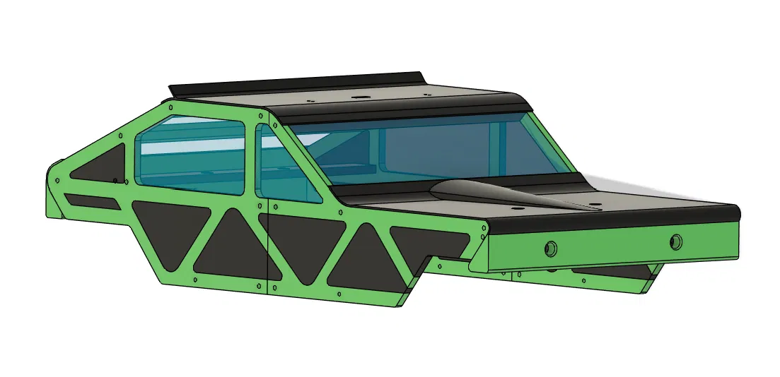 V5 JLB X HSP TRUGGY 1:8 4WS 4WD (Lái 4 bánh x Central Diff) Demo Free - Image 31