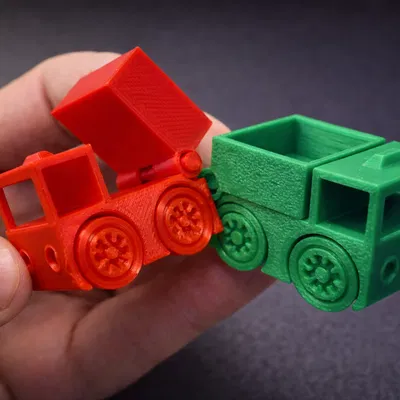 Mini Truck in 3D – Đồ chơi 35mm & Móc khóa