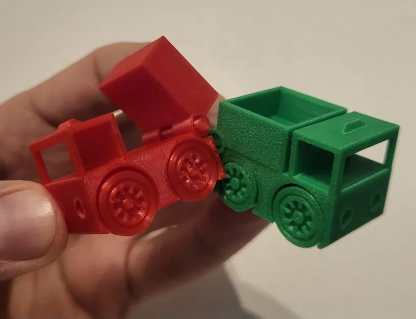 Mini Truck in 3D – Đồ chơi 35mm & Móc khóa - Image 2