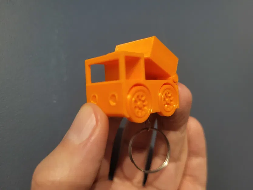 Mini Truck in 3D – Đồ chơi 35mm & Móc khóa - Image 5