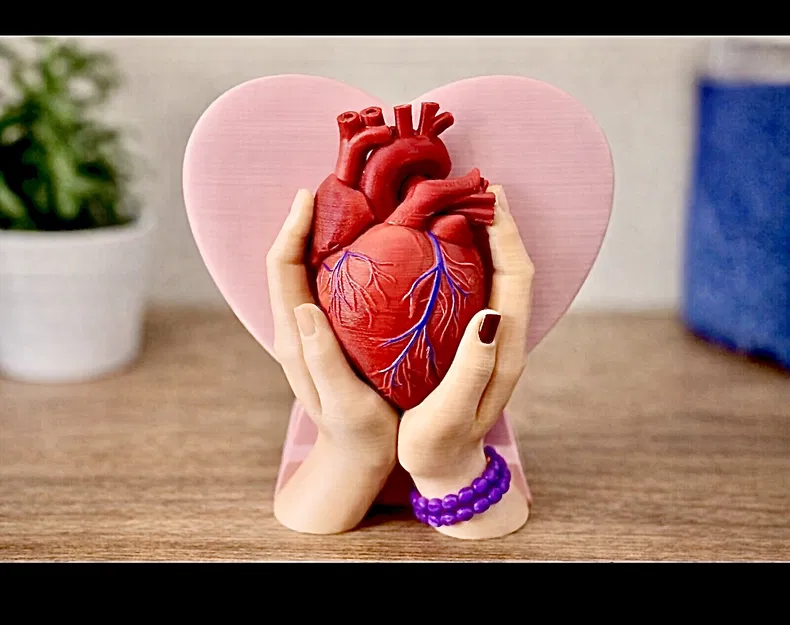 My Heart Is Yours, Hold My Heart – Tượng điêu khắc biểu tượng 3D in được STL - Image 1
