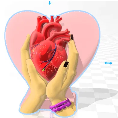 My Heart Is Yours, Hold My Heart – Tượng điêu khắc biểu tượng 3D in được STL