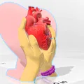 My Heart Is Yours, Hold My Heart – Tượng điêu khắc biểu tượng 3D in được STL - Thumbnail 3