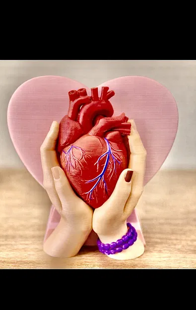 My Heart Is Yours, Hold My Heart – Tượng điêu khắc biểu tượng 3D in được STL - Image 4