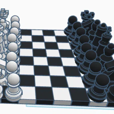 Bộ cờ vua (Chess Set) – quân cờ và bàn cờ