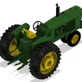 John Deere 4020 NFE (Narrow Front End) - Tỷ lệ 1:8 - Thumbnail 3