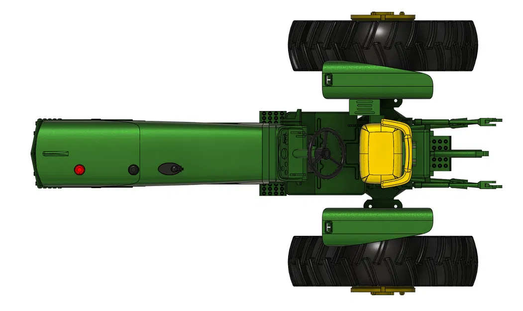 John Deere 4020 NFE (Narrow Front End) - Tỷ lệ 1:8 - Image 5