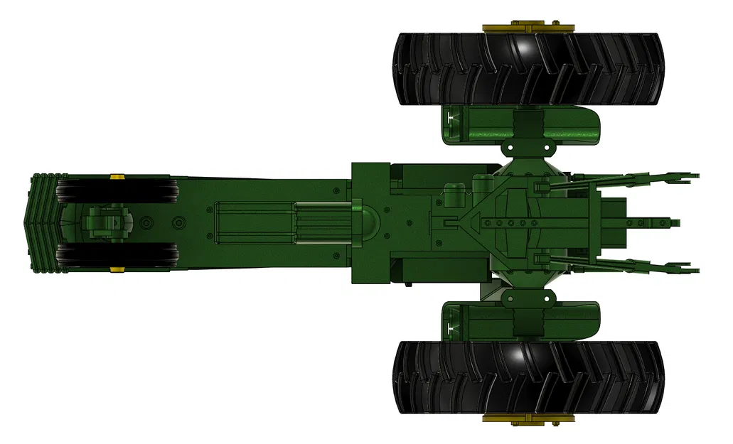 John Deere 4020 NFE (Narrow Front End) - Tỷ lệ 1:8 - Image 6