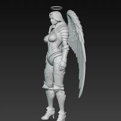 Thiên thần nữ trong bộ giáp 4