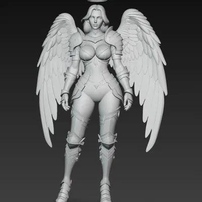 Thiên thần nữ trong bộ giáp 4