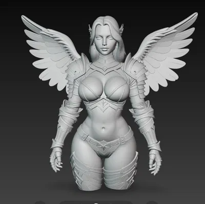 Thiên thần nữ trong bộ giáp