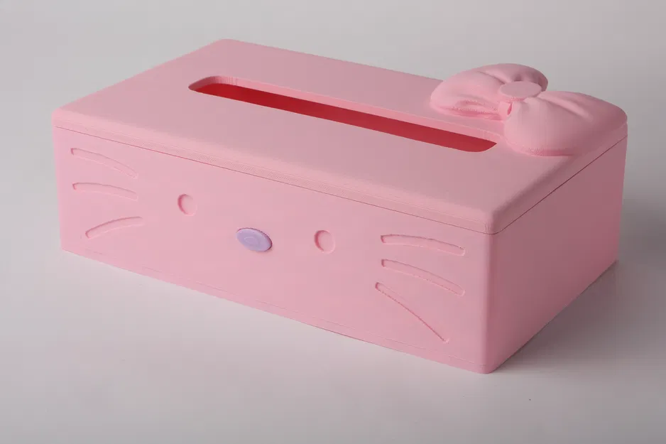 Hộp Khăn Giấy Hello Kitty (Hello Kitty Paper Tissue Box) - Image 2