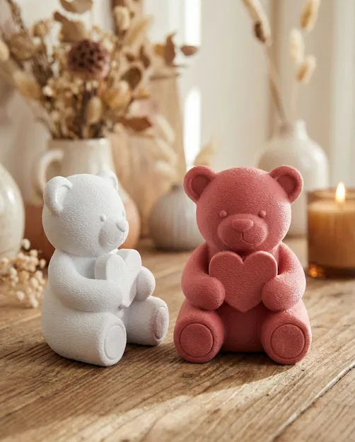Gấu Teddy Ôm Trái Tim – Quà Valentine/Yêu Thương Dễ Thương - Image 1