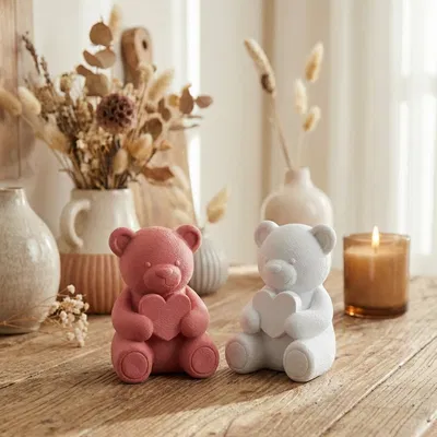 Gấu Teddy Ôm Trái Tim – Quà Valentine/Yêu Thương Dễ Thương