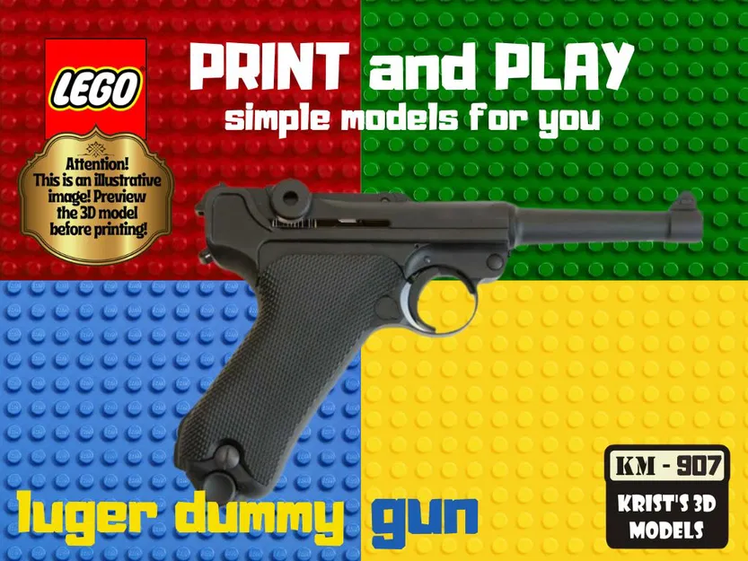 Súng giả Luger P08 (Dummy Gun) - Image 1