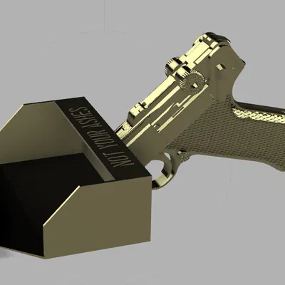 Luger Ashes Scraper – Dụng cụ cạo/hốt tro dạng Luger