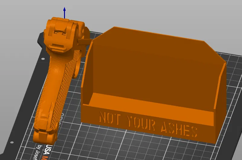 Luger Ashes Scraper – Dụng cụ cạo/hốt tro dạng Luger - Image 3