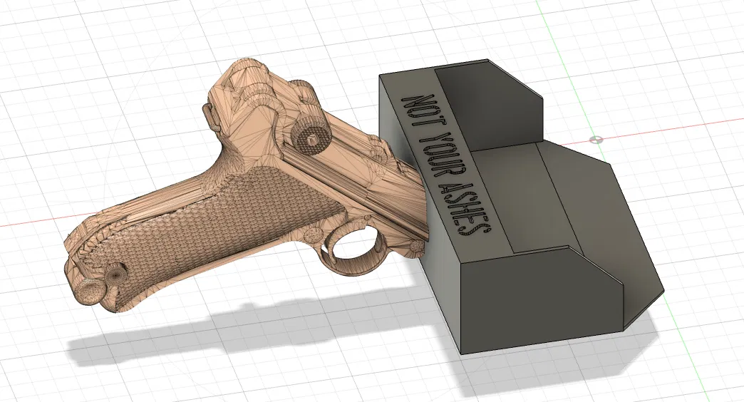 Luger Ashes Scraper – Dụng cụ cạo/hốt tro dạng Luger - Image 4