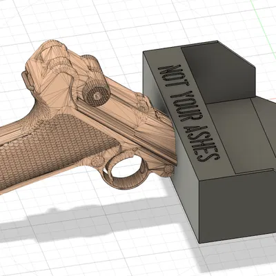 Luger Ashes Scraper – Dụng cụ cạo/hốt tro dạng Luger