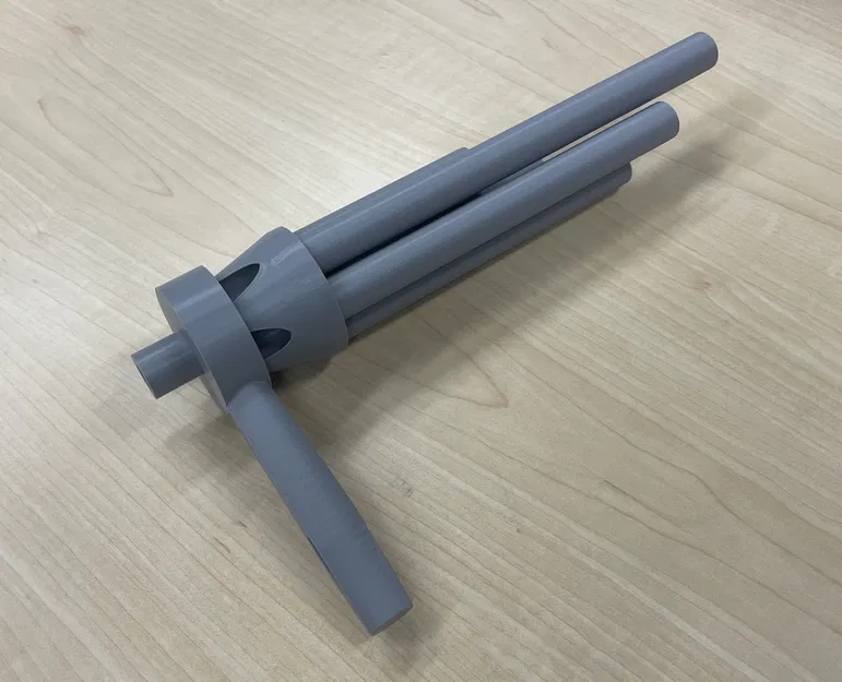 Còi tàu 5 ống (5-Chime Train Whistle) in 3D - Image 2