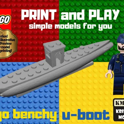 LEGO Benchy U-Boot