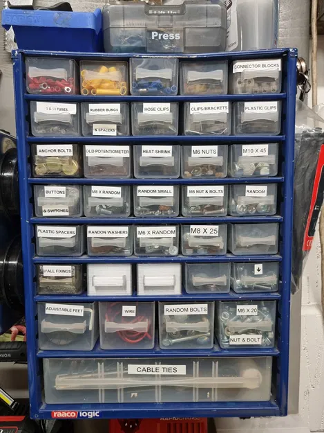 Ngăn Kéo Thay Thế Cho Tủ Lưu Trữ (Kiểu Raaco) - Image 1