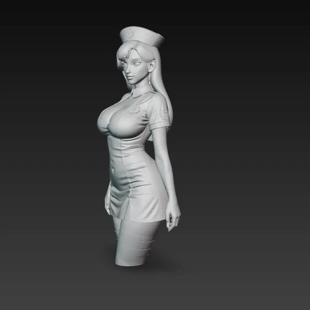 Cô gái mặc đồng phục y tá 3 - Image 2