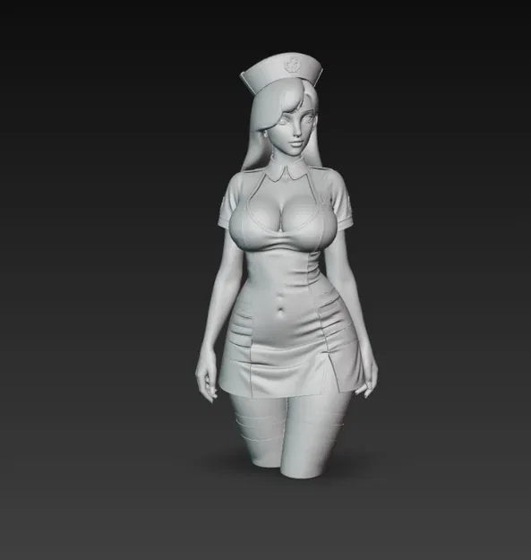 Cô gái mặc đồng phục y tá 3 - Image 3