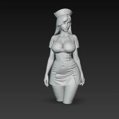 Cô gái mặc đồng phục y tá 3