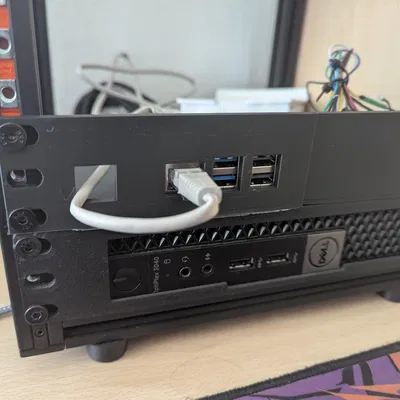 Giá rackmount half-width 10" cho Raspberry Pi 5