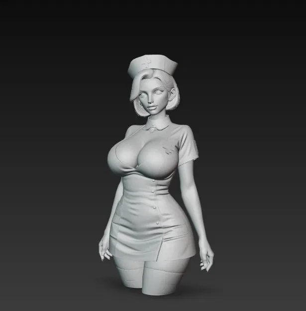 Cô gái mặc đồng phục y tá 2 - Image 2