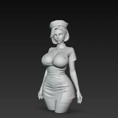 Cô gái mặc đồng phục y tá 2