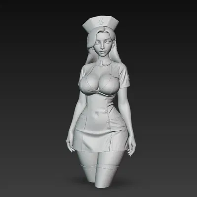 Cô gái trong đồng phục y tá