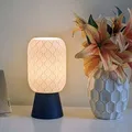 Đèn bàn Cirrus Table Lamp in 3D (chụp đèn dạng trụ, họa tiết mây) - Thumbnail 4