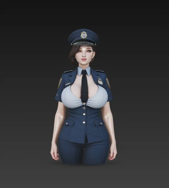 Cô gái trong đồng phục bảo vệ - Image 3