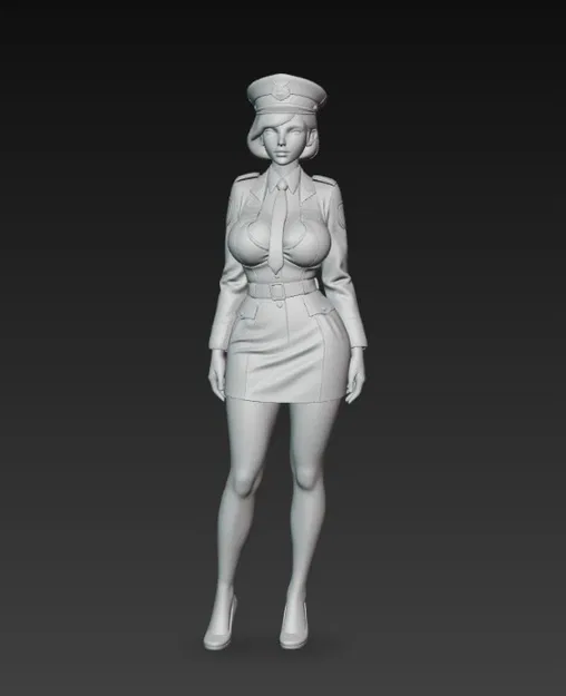 Cô gái trong đồng phục bảo vệ - Image 3