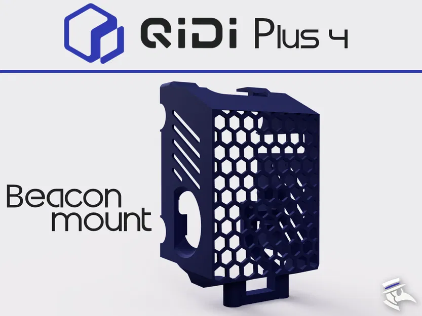 Qidi Plus 4 Beacon Mount - Image 1