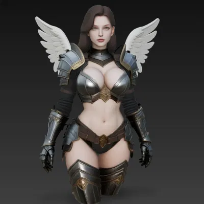 Thiên thần nữ trong bộ giáp 3