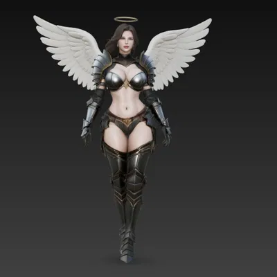 Thiên thần nữ trong bộ giáp 2