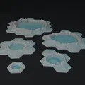 Hố va chạm - địa hình lục giác (Craters - hex terrain) - Thumbnail 1
