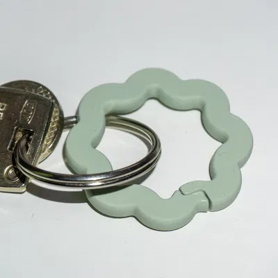 Carabiner móc khóa hình bông hoa