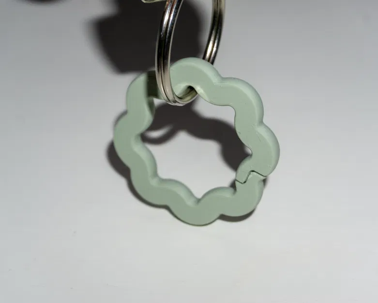 Carabiner móc khóa hình bông hoa - Image 4