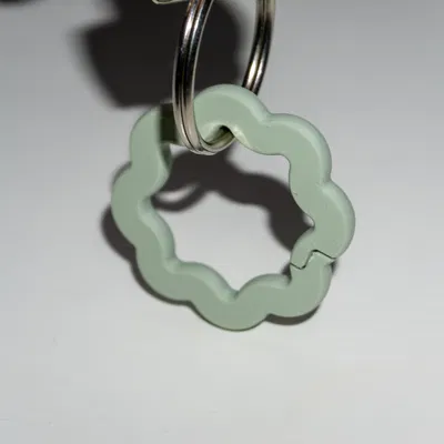 Carabiner móc khóa hình bông hoa