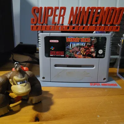 Trang trí trưng bày logo Super Nintendo SNES