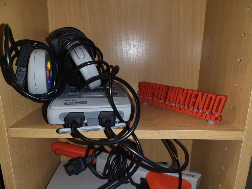 Trang trí trưng bày logo Super Nintendo SNES - Image 3