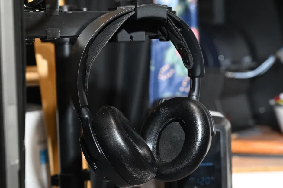 Móc treo Headset/Headphone cho monitor arm & gầm bàn (kèm file OpenSCAD) - Image 3